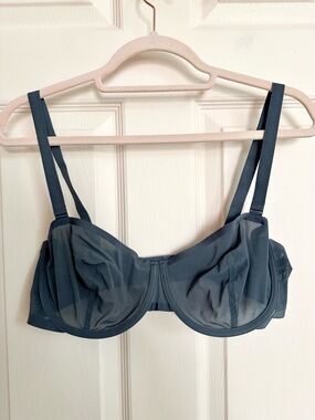 Grey cuup balconette bra